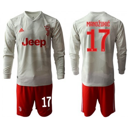 Maillot de Foot Juventus MANDZUKIC 17 Enfant Exterieur 2019/20 ML